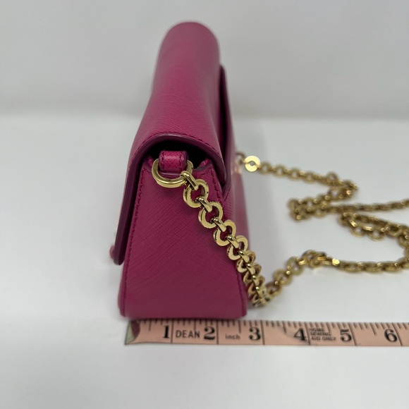 Salvatore Ferragamo Mini Cross Body bag in Fuchsia Pink - Picture 14 of 16
